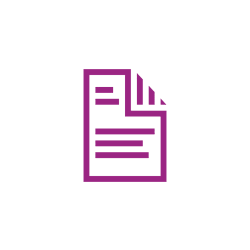 Document Icône violette Document Icône violette