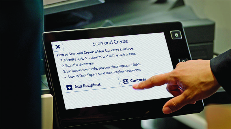App tablette création DocuSign App tablette création DocuSign